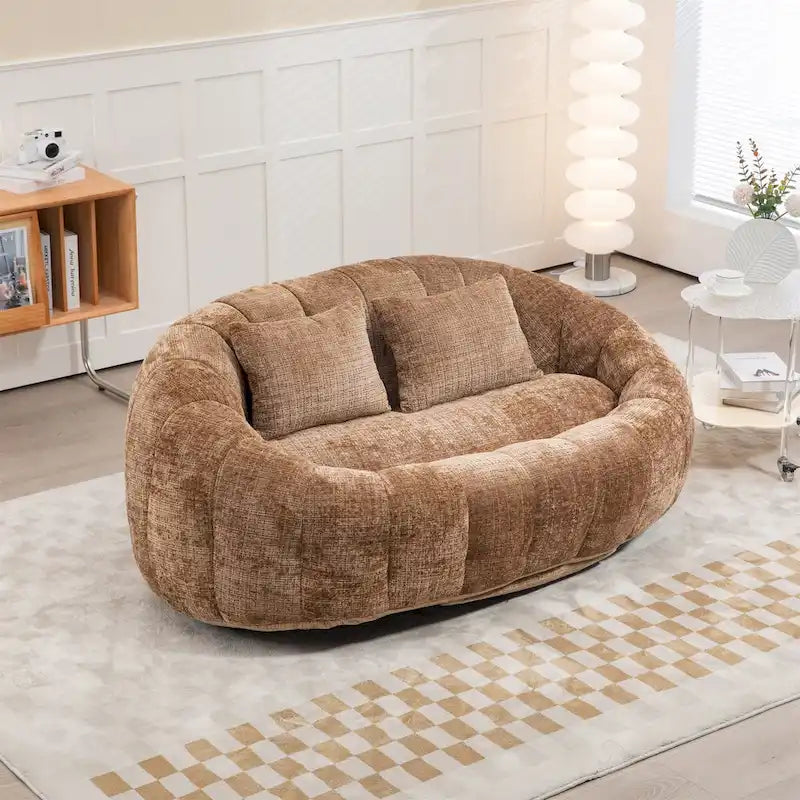 Sitzsack aus Chenille, Relaxsofa