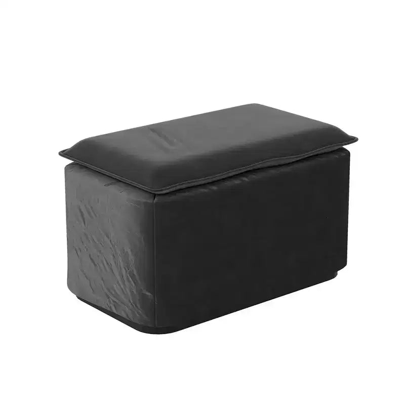 Whisen Samt-Schlafsofa in King-Size mit Ausziehfunktion und 3-in-1-Funktion, wandelbares Schlafsofa mit beweglichem Hocker und Steppdesign