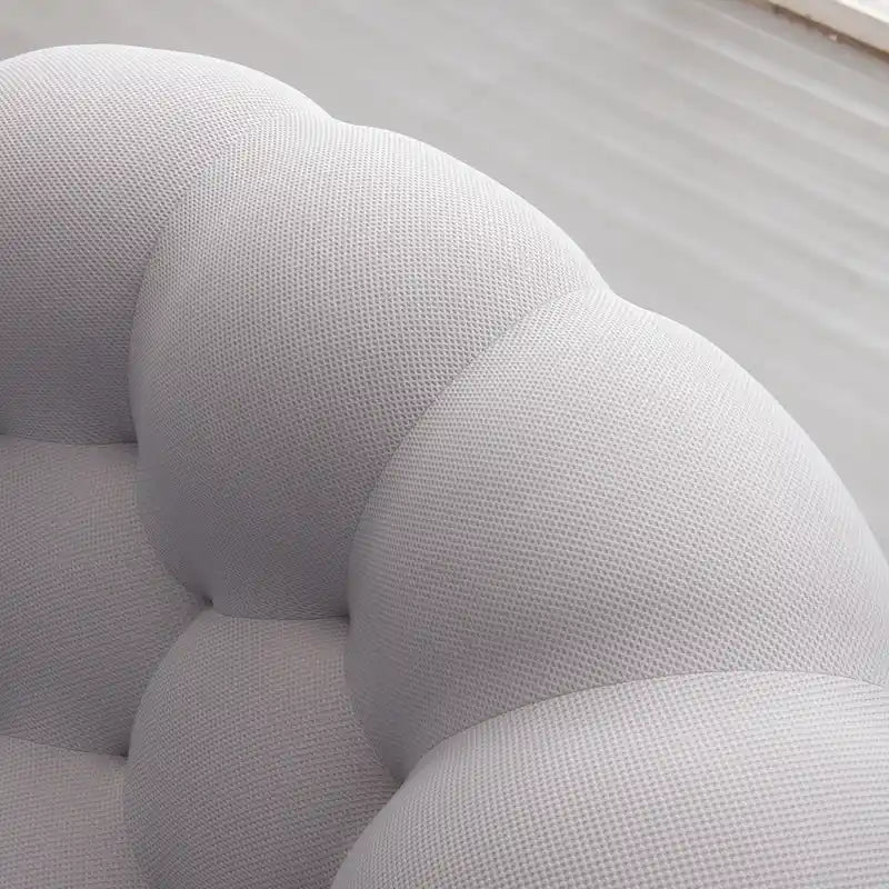 Divano relax curvo a bolle per 2 persone, a forma di nido d'ape, con tessuto 3D, per soggiorno, salotto o appartamento