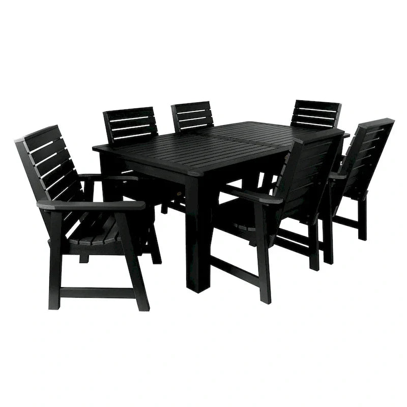 HIGHWOOD PROFESSIONAL 7-delige tuinset voor buiten dineren, 42x72