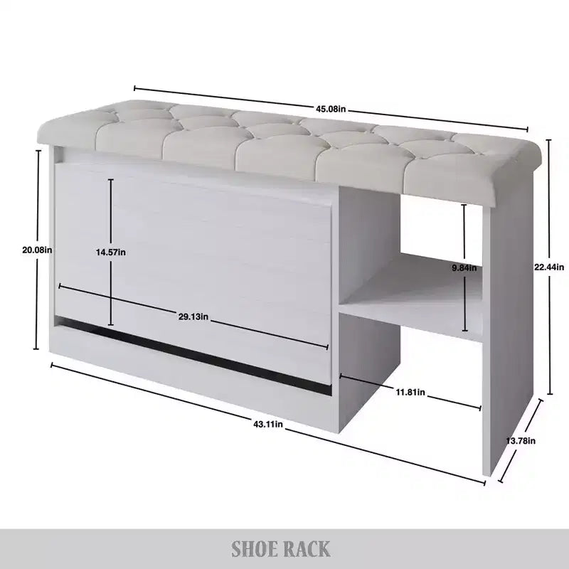 ChaletPosh Storage Shoes Bench