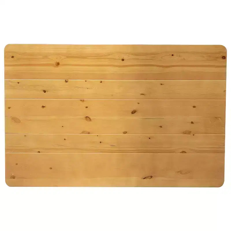 Flash Furniture 46 x 30 Rectangular Solid Pine Farm Dining Table