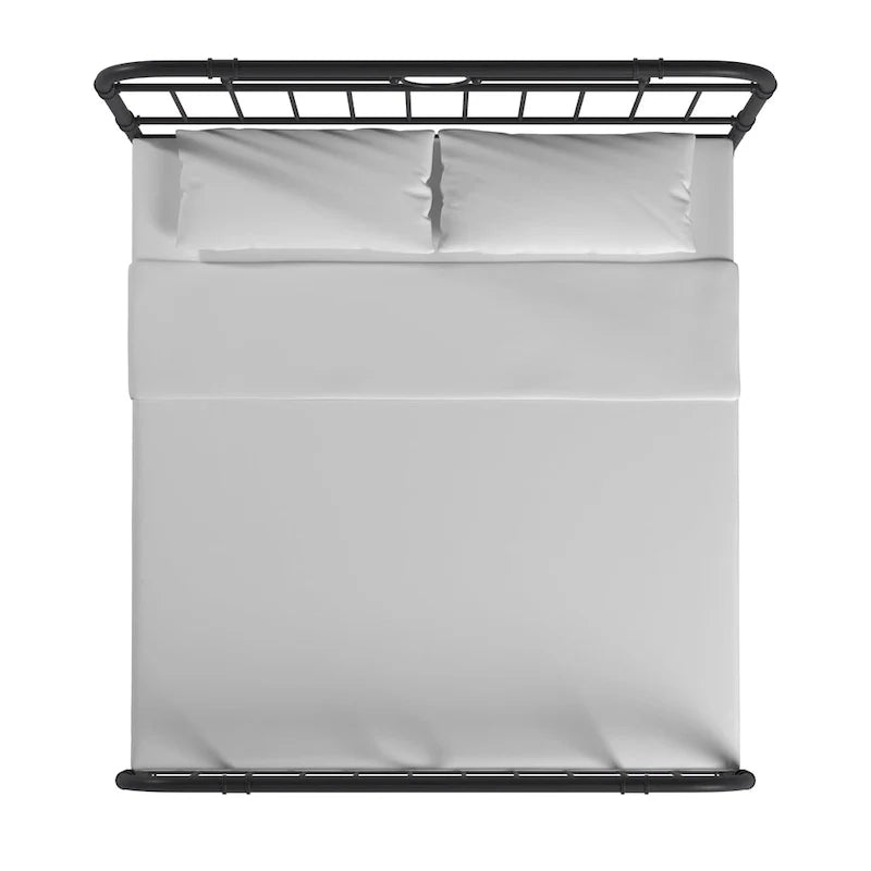 Black Metal Bed