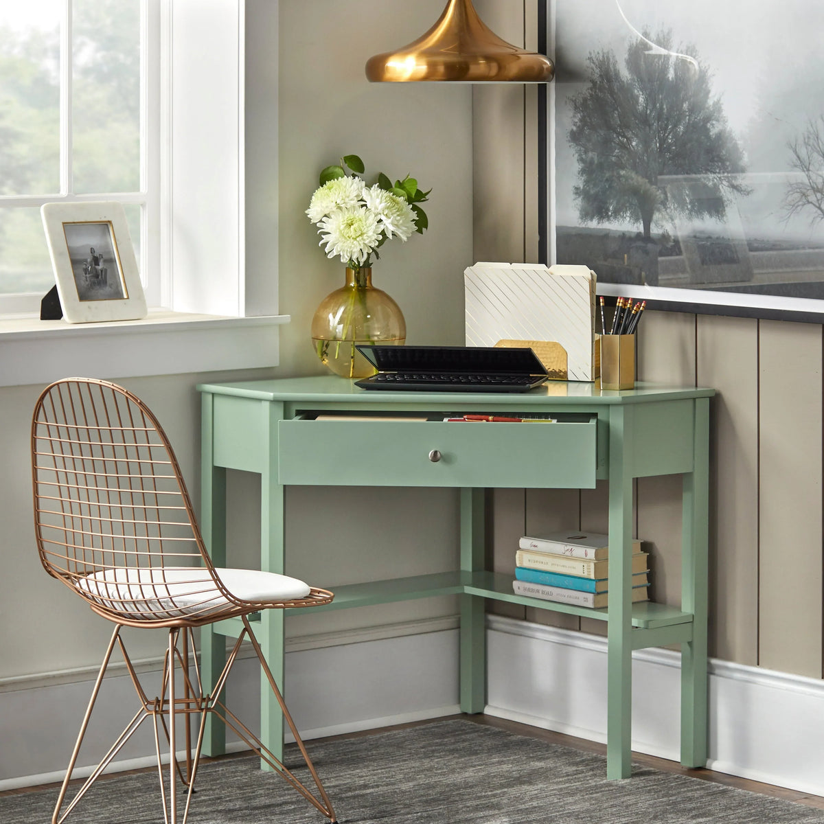 Bureau d’angle Lincoln de Porch & Den