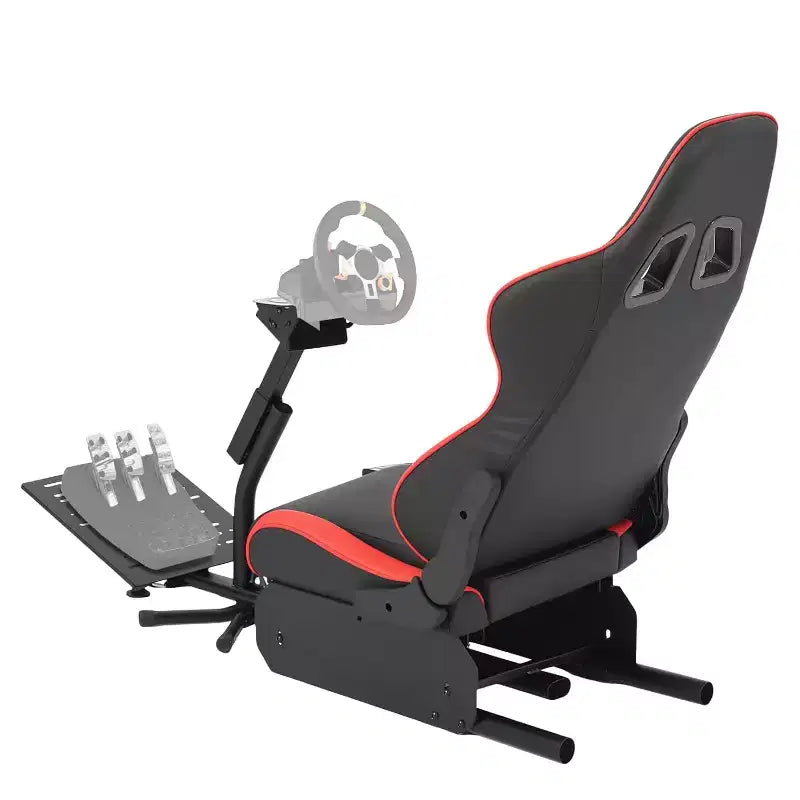 Katlanabilir Yarış Simülatörü Kokpiti, G29/G920/G923 için Ayarlanabilir Direksiyon Standı, Thrustmaster, Fanatec, Hori, Mad Catz ile Uyumlu, Ayarlanabilir Pedal Açısı