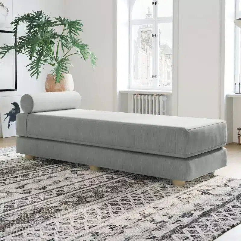 Daybed / Fold-Out Queen-Size Sleeper - Microvelvet