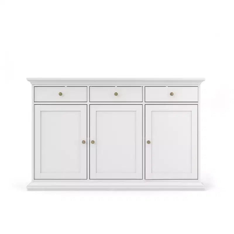 Tvilum, Sideboard with 3 Doors and 3 Drawers, White