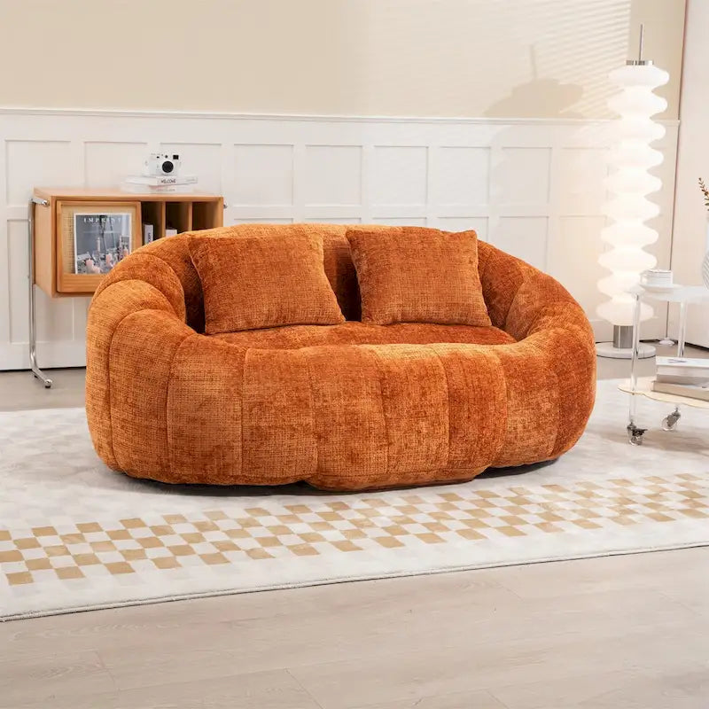 Sitzsack aus Chenille, Relaxsofa