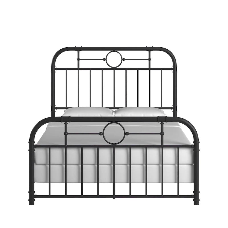 Black Metal Bed