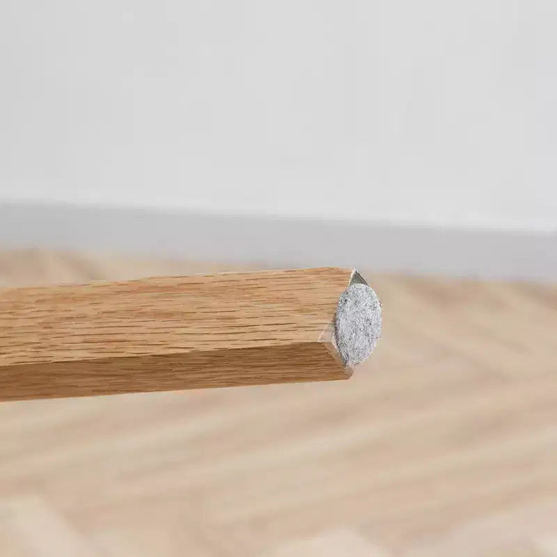 MAYEERTY set van 4 eetkamerstoelen van massief hout, natuurlijke houten stoelen voor keuken, eetkamer of woonkamer