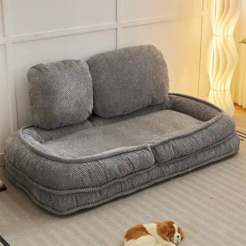 Canapé inclinable, 5 positions réglables, pour s’asseoir, dormir, plier, idéal pour la chambre ou le salon