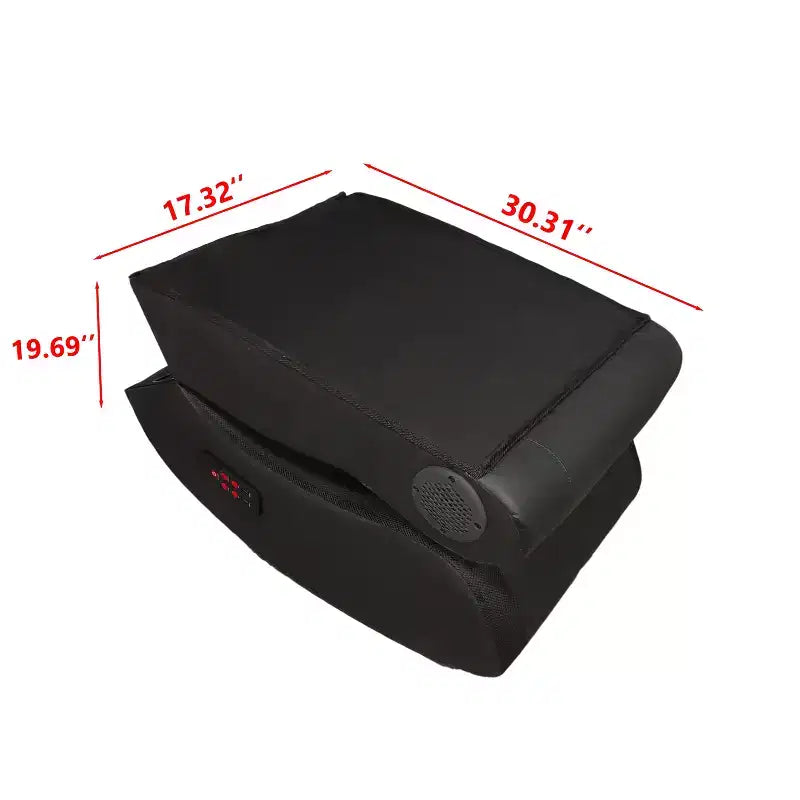 Fauteuil de jeu pliable au sol GDFStudio Claudia avec Bluetooth et massage vibratoire