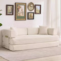 5-in-1-Schlafsofa, 78,8 Zoll, modulares Corduroy-Schlafsofa mit stabilem Rahmen, vielseitiger Futon für kleine Räume, Wohnzimmer und Gästezimmer