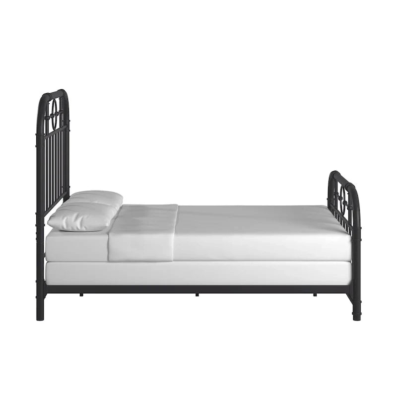 Black Metal Bed