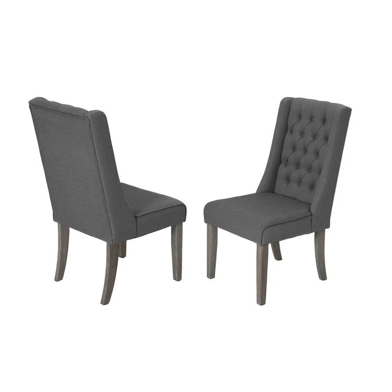 Best Quality Furniture 9-teiliges rustikales ausziehbares graues Esszimmer-Set