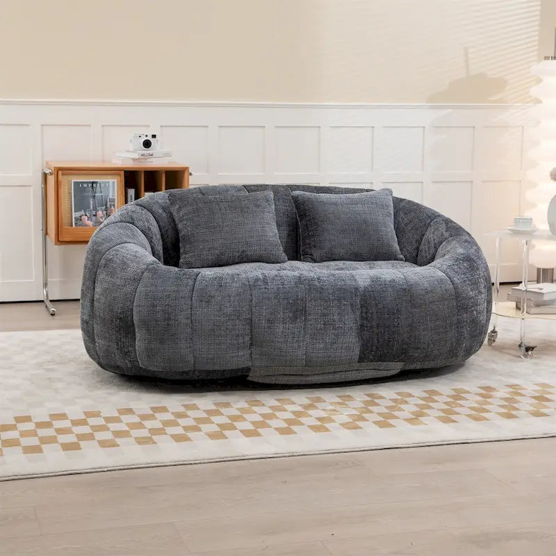 Sitzsack aus Chenille, Relaxsofa