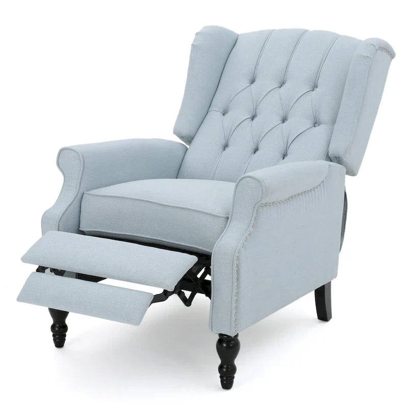 Poltrone reclinabili in tessuto trapuntato Walter (set di 2) di Christopher Knight Home