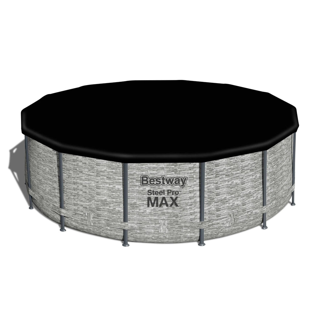 Bestway Steel Pro MAX rond bovengronds zwembad met pomp en afdekzeil