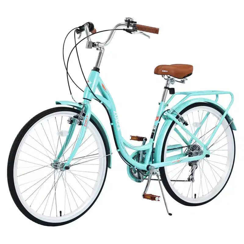 Zeus & Ruta 24-Inch Ladies' Bicycle with 7-Speed and Steel Frame