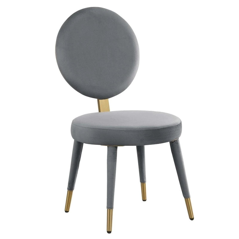 Set Morden Fort moderno e lussuoso composto da tavolo da pranzo rotondo e 4 sedie