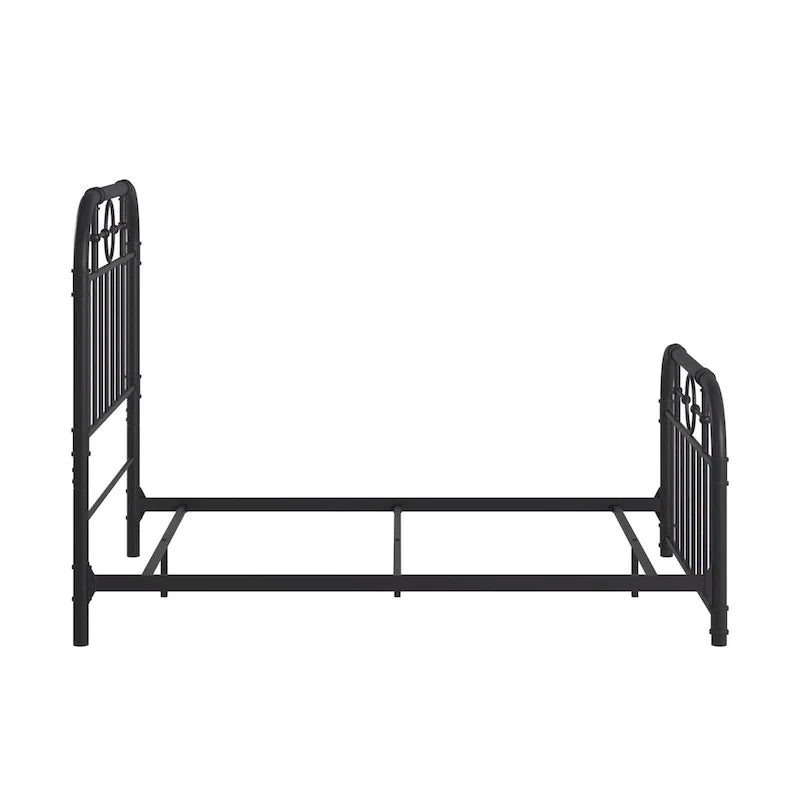 Black Metal Bed
