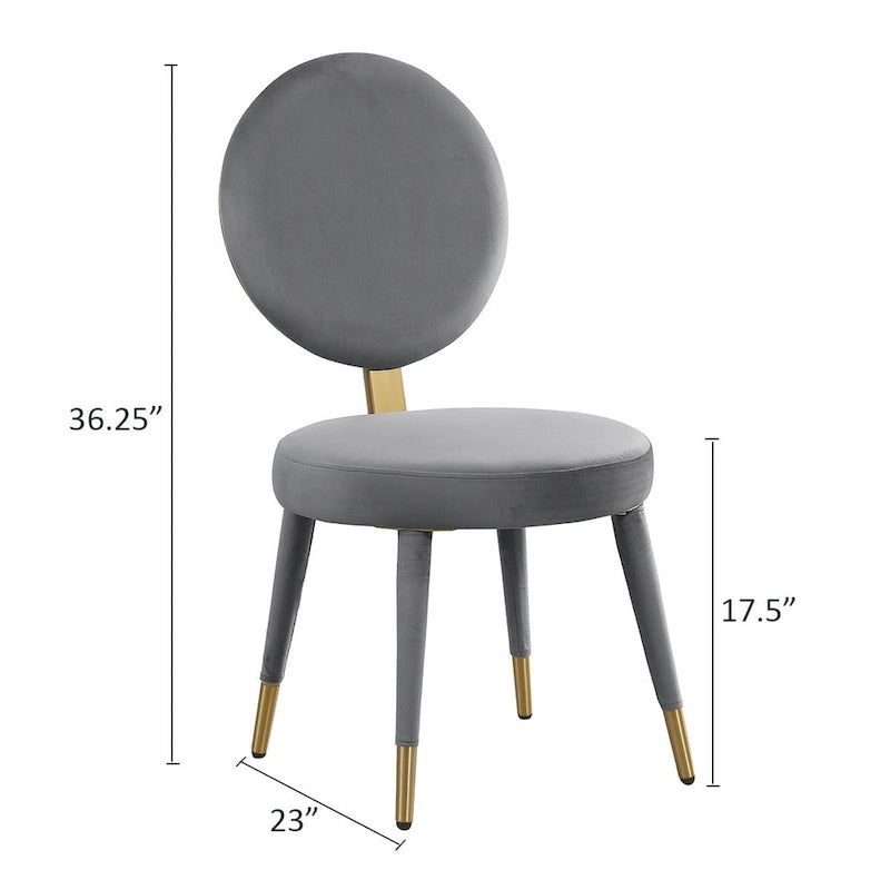 Set Morden Fort moderno e lussuoso composto da tavolo da pranzo rotondo e 4 sedie