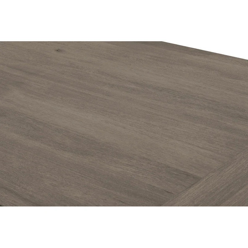 Best Quality Furniture 9-teiliges rustikales ausziehbares graues Esszimmer-Set