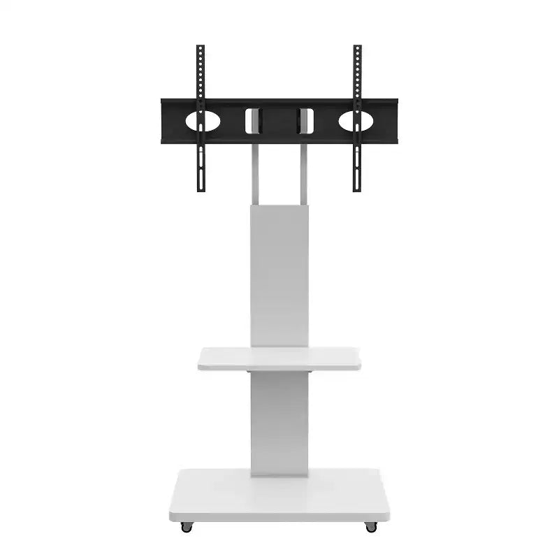 TV Stand for 32-75 TVs, Adjustable Height Mobile TV Cart with Drawer and Wheels for Living Room, Bedroom, Offices -ModernLuxe