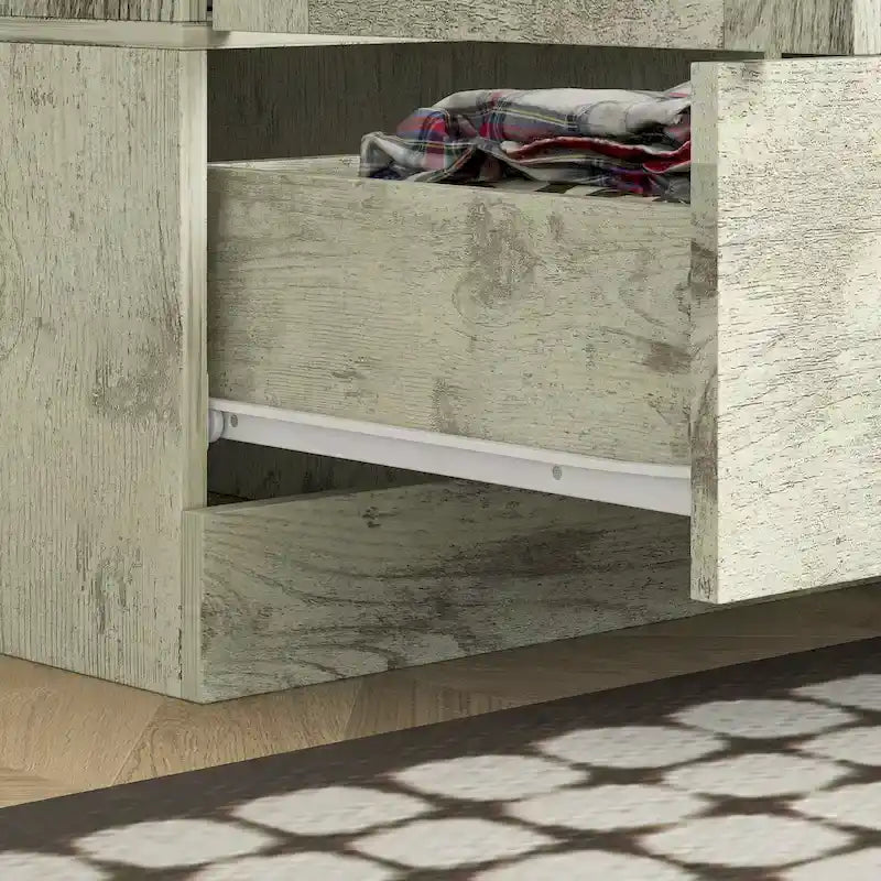 Armadio guardaroba indipendente grande 59W bianco