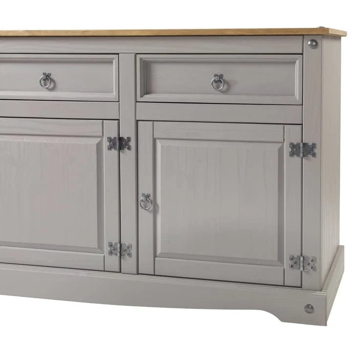 65 Wood Buffet Sideboard Farmhouse - Corona Collection