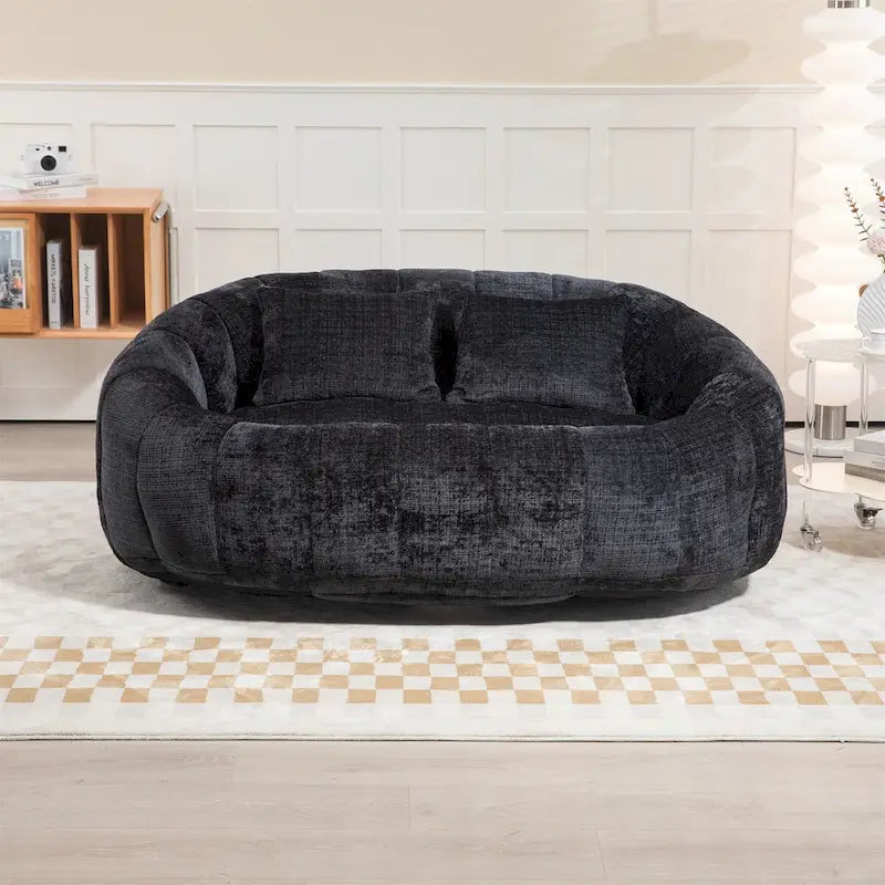 Sitzsack aus Chenille, Relaxsofa