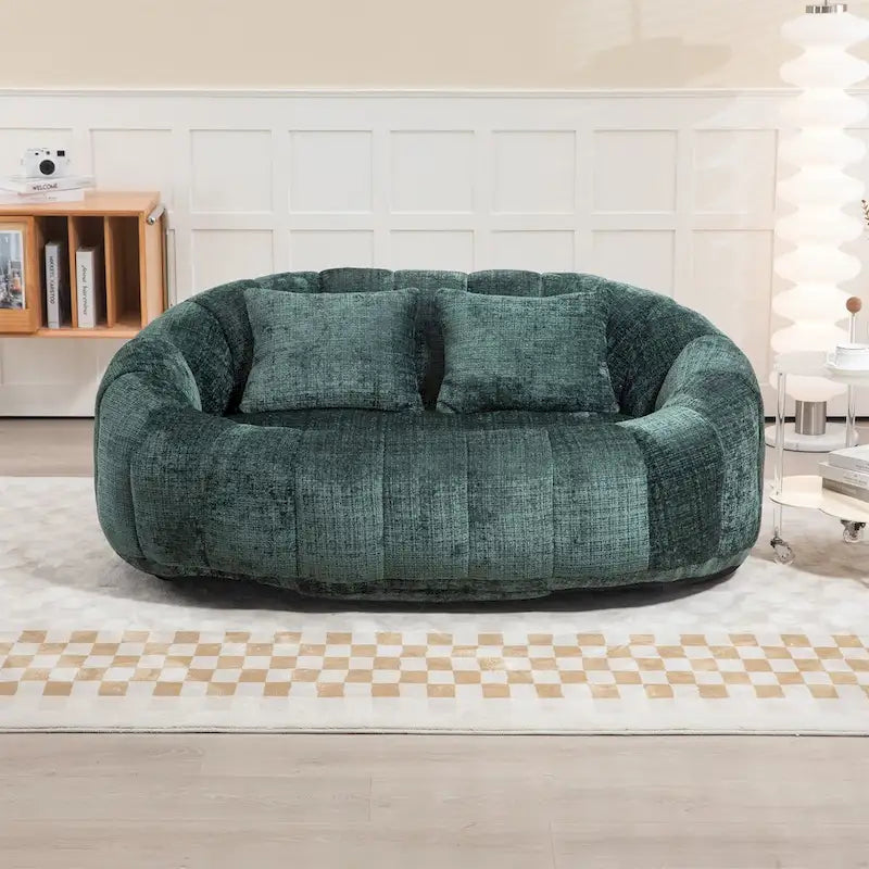 Sitzsack aus Chenille, Relaxsofa