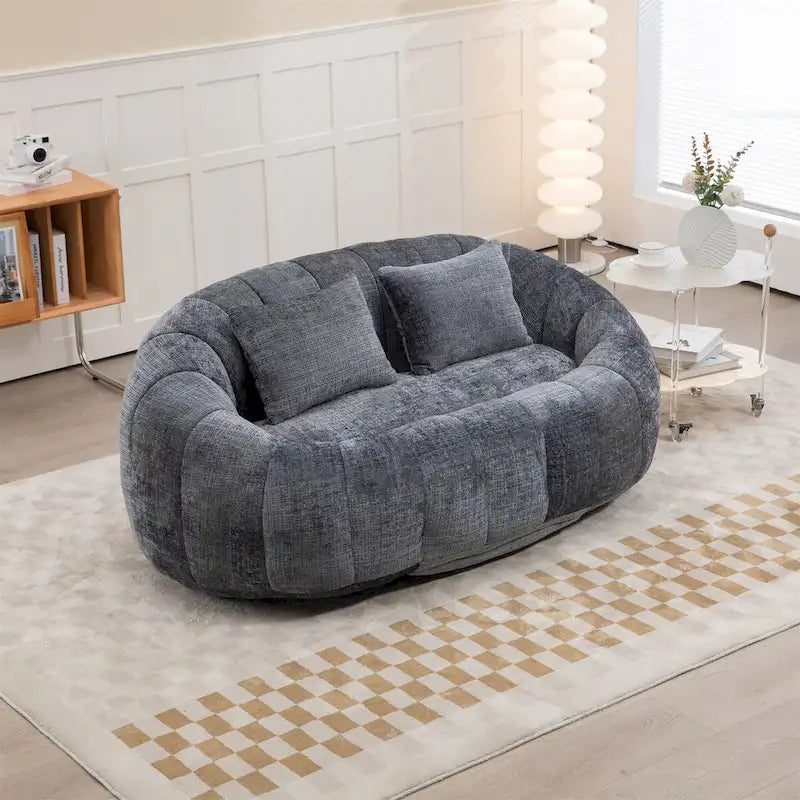 Sitzsack aus Chenille, Relaxsofa