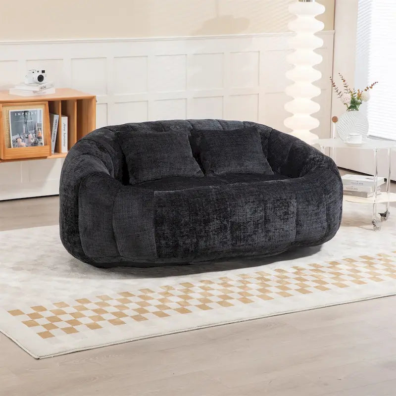 Sitzsack aus Chenille, Relaxsofa