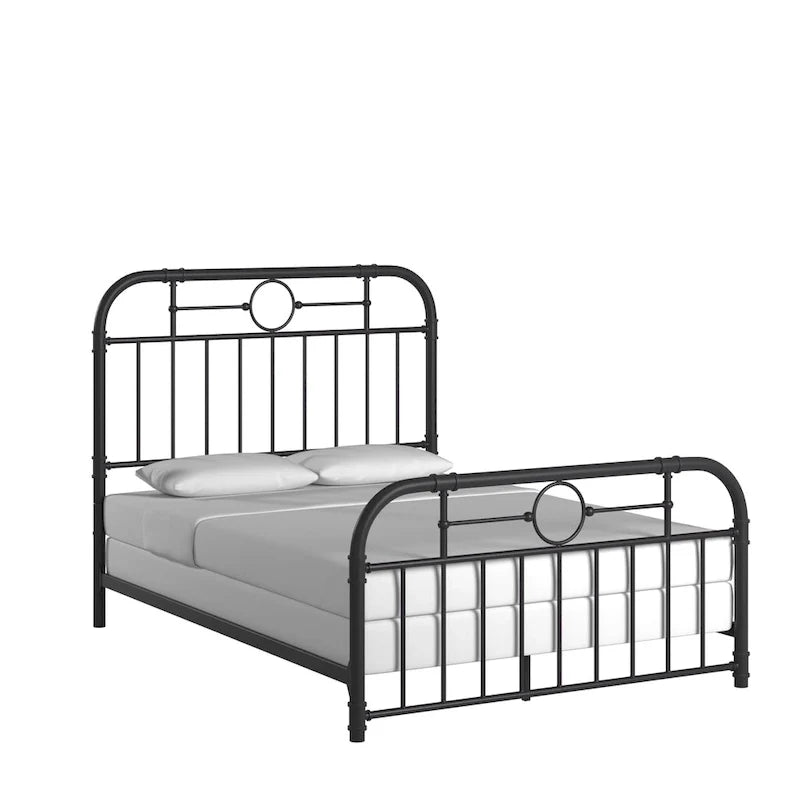 Black Metal Bed