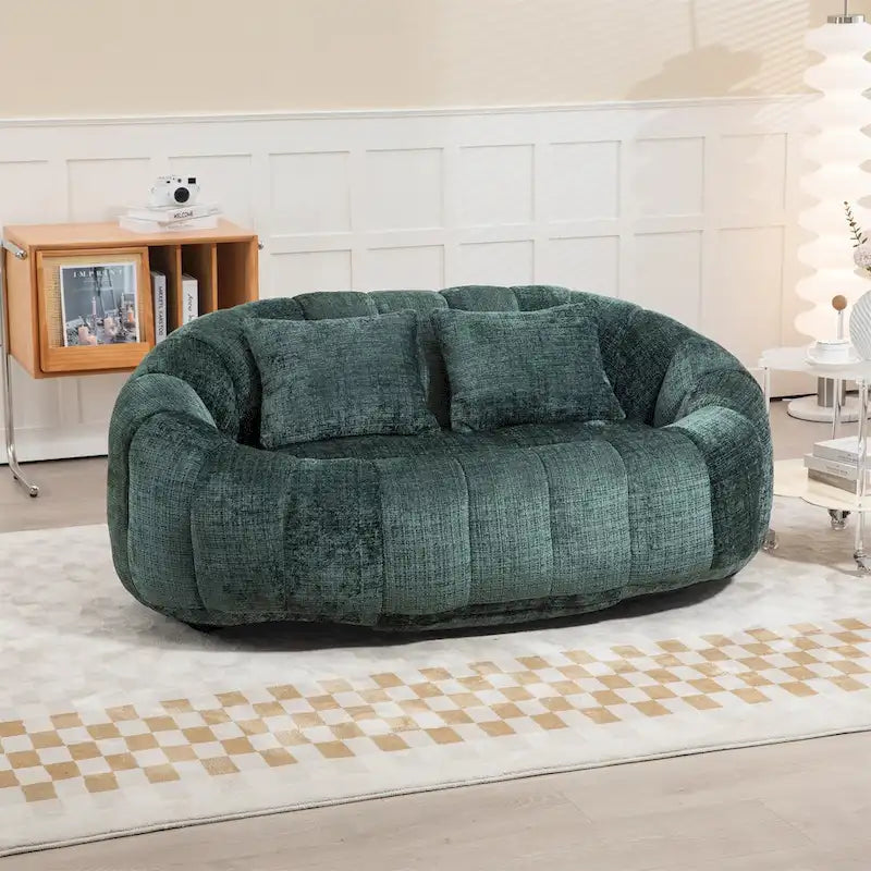 Sitzsack aus Chenille, Relaxsofa