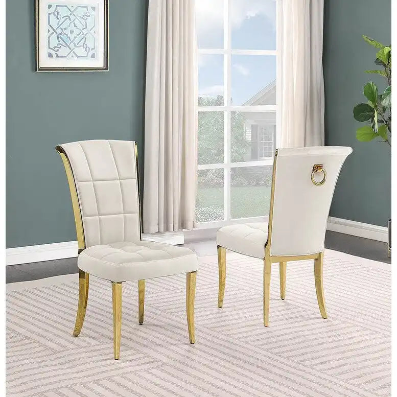 Best Quality Furniture D325-SC324-7 5 darabos kerek étkezőgarnitúra