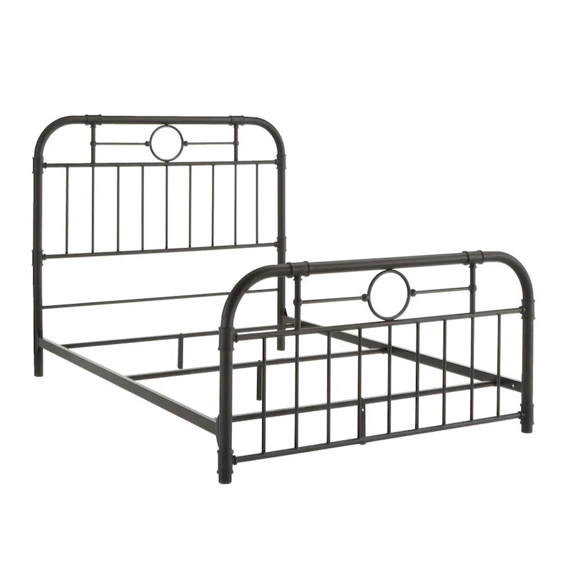 Black Metal Bed