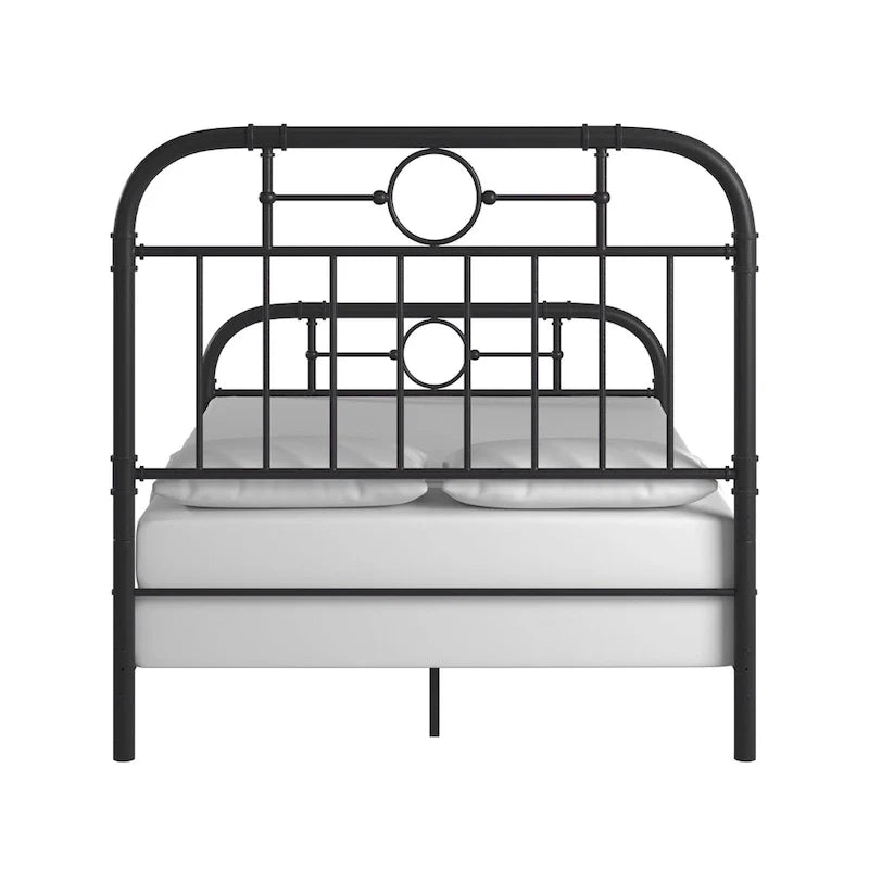 Black Metal Bed