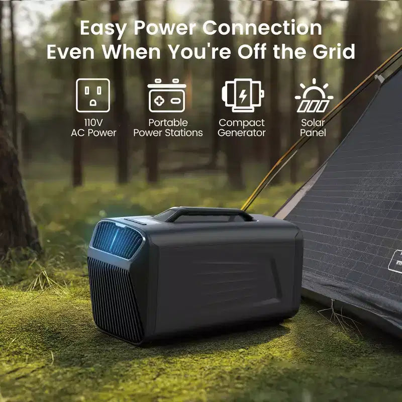Waykar tragbare Klimaanlage mit 5000 BTU, 3-in-1, mit Entfeuchter und Fernbedienung für Zelt, Camping und Wohnmobil
