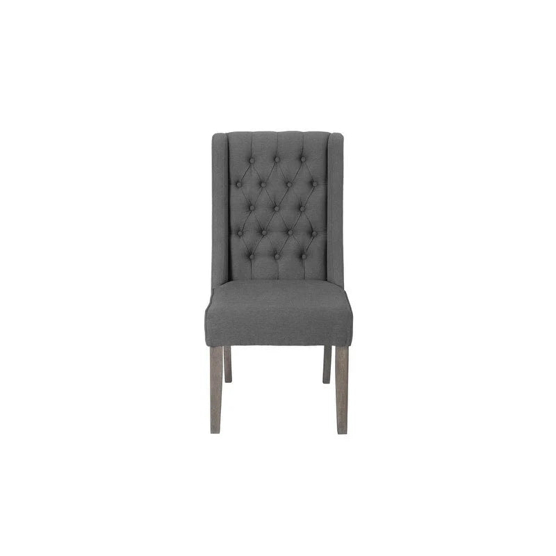 Best Quality Furniture 9-teiliges rustikales ausziehbares graues Esszimmer-Set