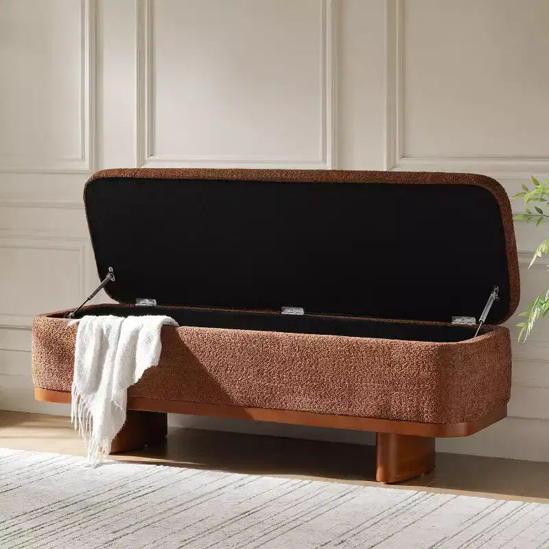 Banc à plateau relevable Clara, facile à assembler, avec structure en bois massif|HULALA HOME