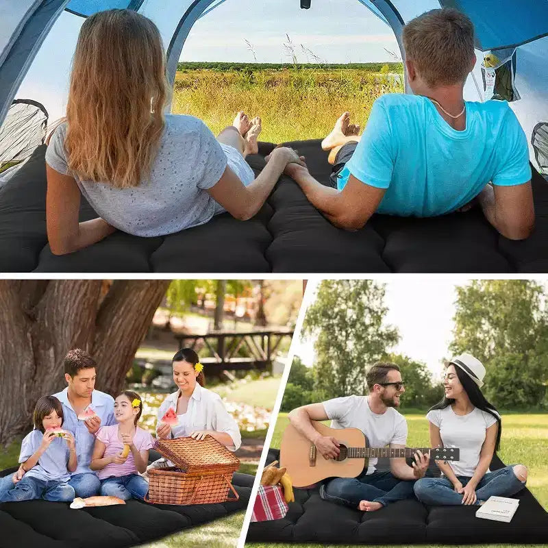 Colchón futón japonés, colchoneta plegable para dormir en el suelo, tatami para el hogar, colchón para camping