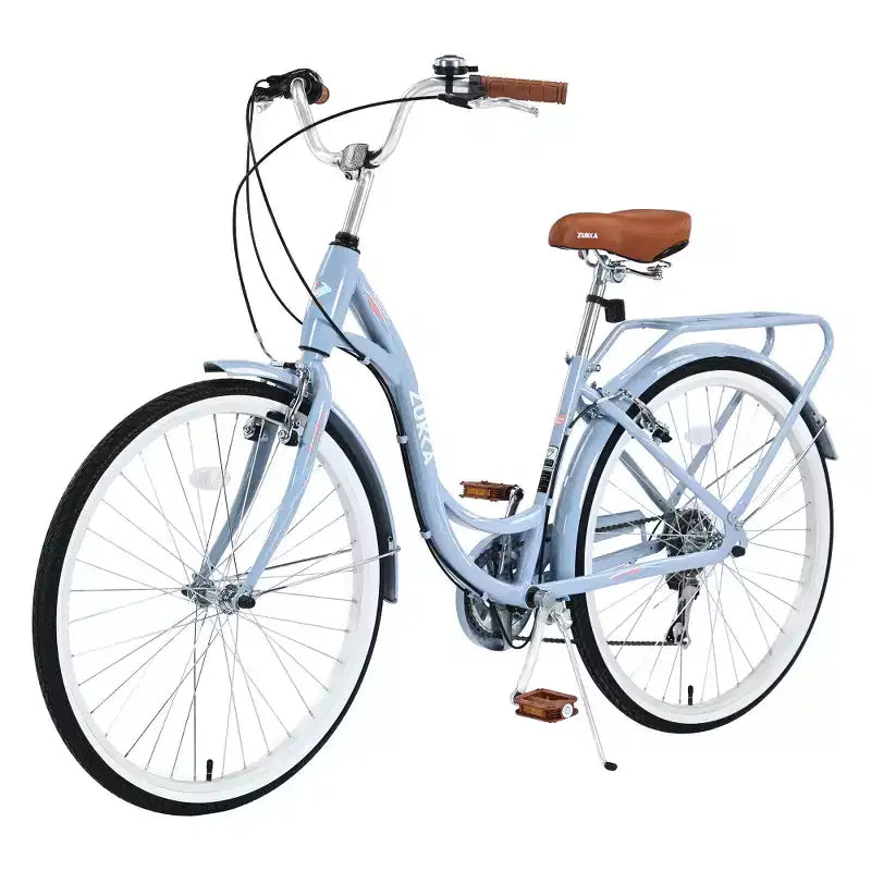 Zeus & Ruta 24-Inch Ladies' Bicycle with 7-Speed and Steel Frame