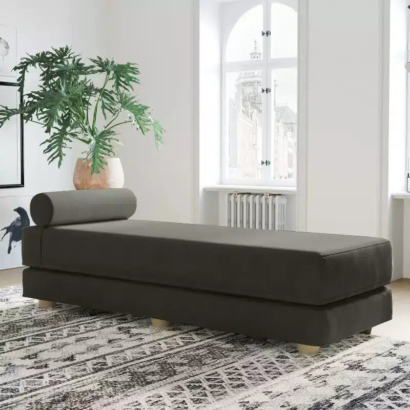 Daybed / Fold-Out Queen-Size Sleeper - Microvelvet