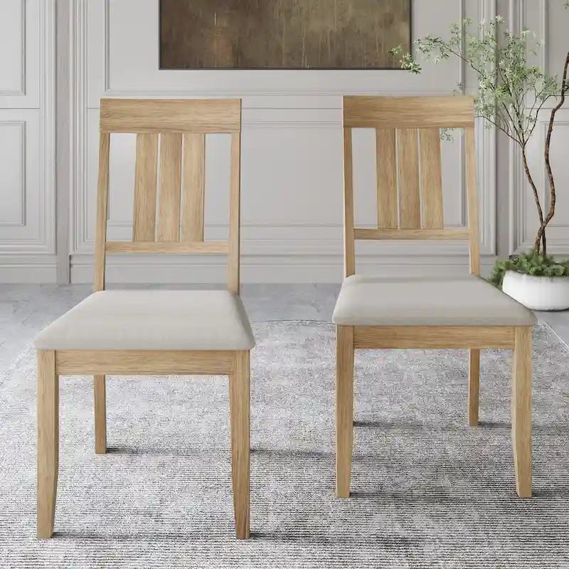 Set da pranzo in legno classico CraftPorch da 7 pezzi
