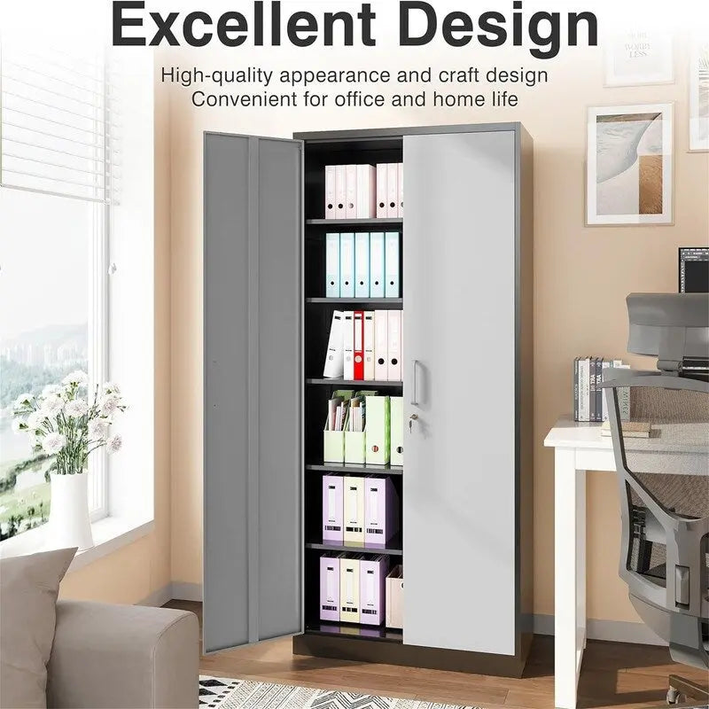 Armoire de rangement métallique pour garage
