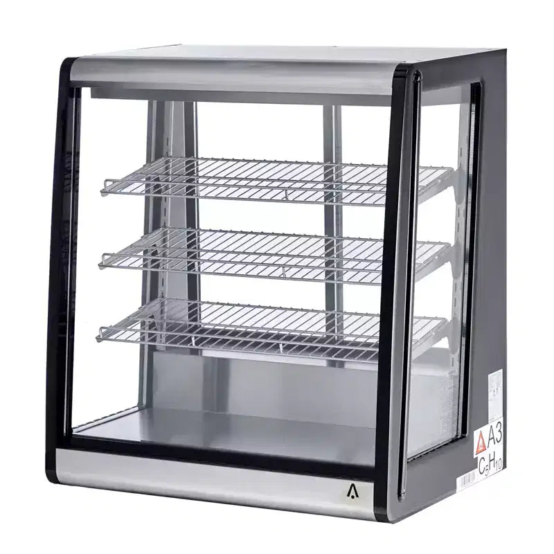 Commerciële displaykoelkast van 6,9 cu ft, gekoelde toonbankvitrine met ledverlichting voor bakkerij of café, 110 V/190 W