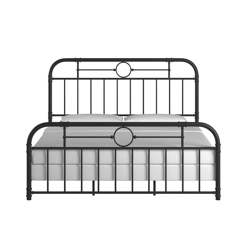 Black Metal Bed