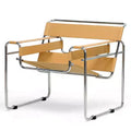 Fauteuil d’appoint moderne du milieu du siècle Baxton Studio Jericho en cuir beige : finition chromée, pieds anti-rayures, entièrement assemblé